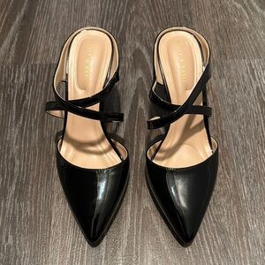 Black Patent Leather Heels by Kelly & Katie